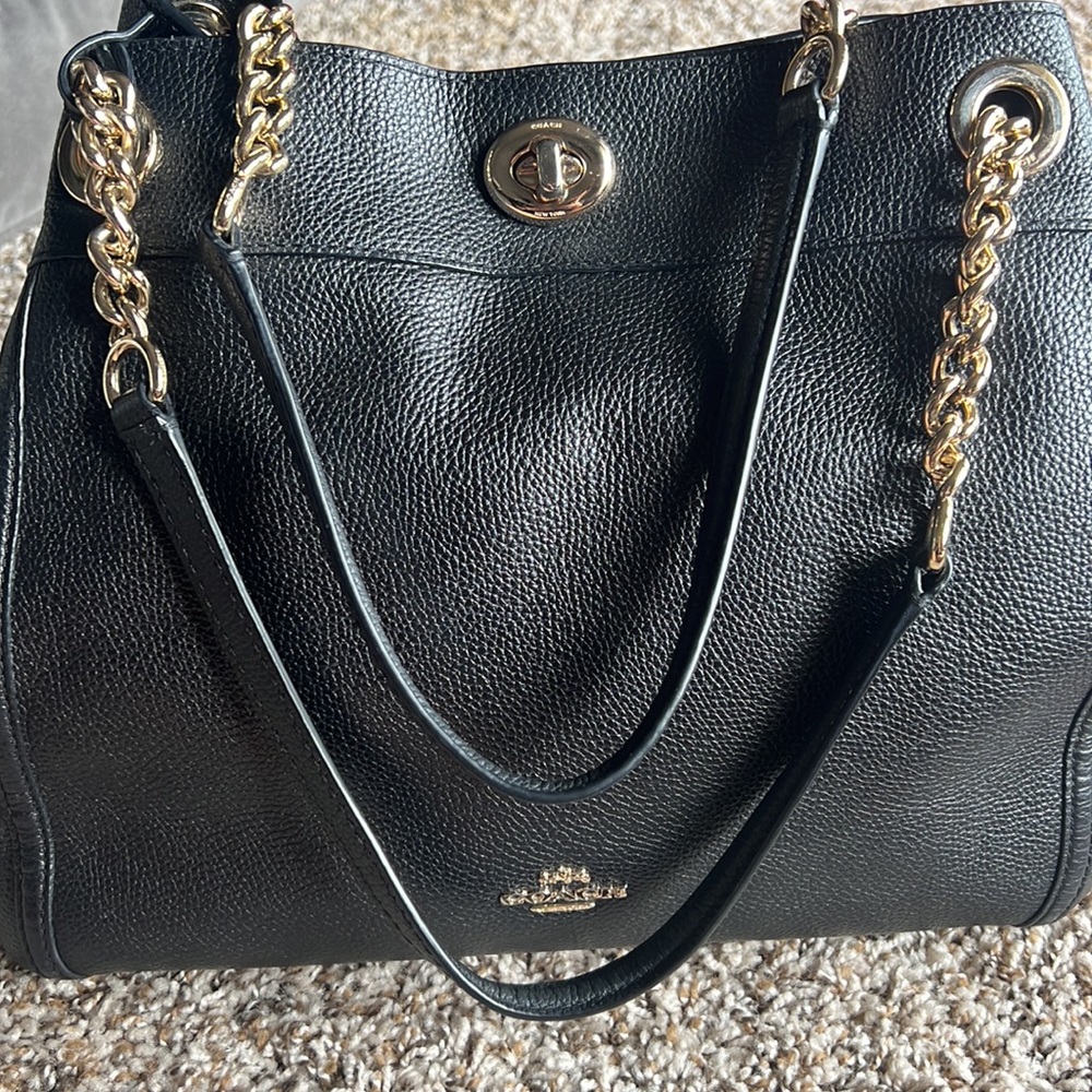 Black coach bag